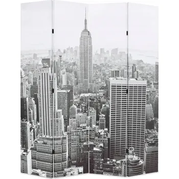 Paraván Paraván New York 160x170 cm černo-bílý
