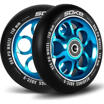 Kolečko ke koloběžce SOKE Kolečka 110 mm, modrá 2 ks