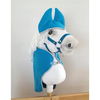 Hobby horsing Sada pro Hobby Horse A3: deka + chrániče uší - tyrkysová