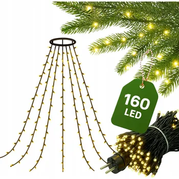 Vánoční dekorace Vnitřní Vánoční osvětlení na stromeček Kamai, délka 2 m, 101 - 200 LED