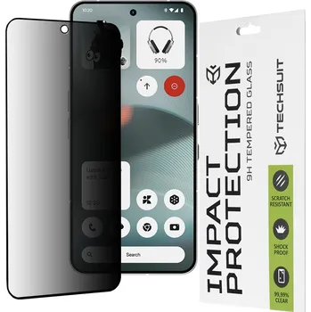 Ochranné sklo Techsuit 111D Privacy Full Glue pro Nothing Phone 3 černé