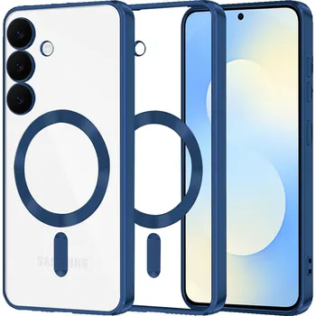 Pouzdro na mobilní telefon Techsuit - Luxury Crystal MagSafe - Samsung Galaxy S22 FE - Deep Blue