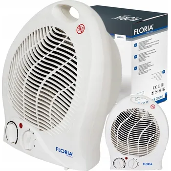 Topidlo Teplovzdušný ventilátor Floria 2000 W bílý