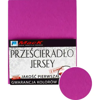 Prostěradlo PROSTĚRADLO JERSEY S GUMOU 220X200 tmavě růžová