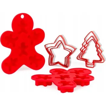 Vykrajovátko Vykrajovátka Vykrajovátka na perníčky a sušenky Silikonová forma Vánoční sada