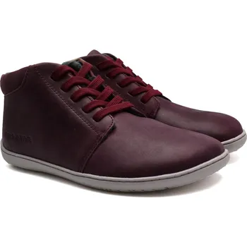 Chlapecké polobotky STITCH & WALK zimní barefoot BV324A vínové Velikost: 41