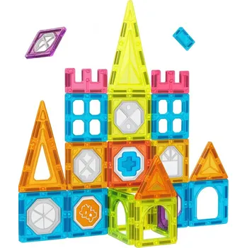 ostatní stavebnice Stavebnice 36el MAGNETIC BLOCK Sada ZÁMEK 3D Dárek Pro 3+