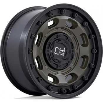 Horské kolo BLACK RHINO Alu Kola Black Rhino Atlas 9x18 5x139.7 ET0 Olive Drab Green W/Black Lip 78.1