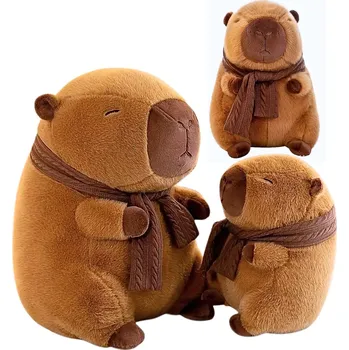 plyšák Kapybara s šálou plyšák velká kapybara 40 cm