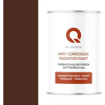 barva na kov Barva pro radiátory Antikorozní Odolná 1L Matná Hnědá teplá RAL8016