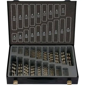 Vrták Projahn sada vrtáků prostar 1-10mm HSS-Co 5% na kov 70 dílná 60643