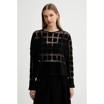 Dámský svetr Vlněný svetr Liviana Conti L5WA79 černá 99X, vel. M