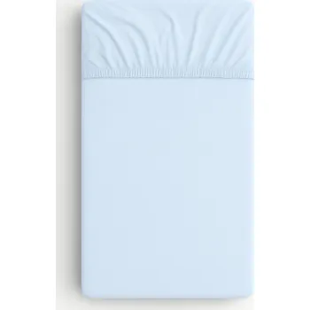 Prostěradlo Prostěradlo bavlněné s gumou do postýlky 120x60 cm - modré