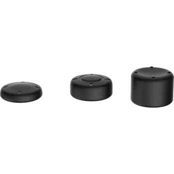 Herní konzole Gumové krytky / návleky na Joy-Con 6v1 YAXO pro konzoli Nintendo Switch, 2 kusy - Černé