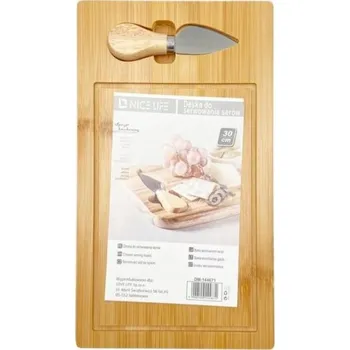 Kuchyňské prkénko Bambusové prkénko na servírování sýrů 30x1,4 cm 144671