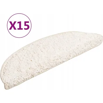 Nášlap na schod Nášlapy na schody 56 x 17 x 3 cm, bílá, 15 kusů, 100% PP