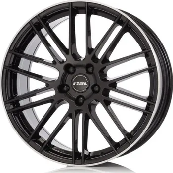Alu kolo RIAL Alu Kola Rial Kibo 8x18 5x108 ET45 - Diamond-Black Front Polished 63.4