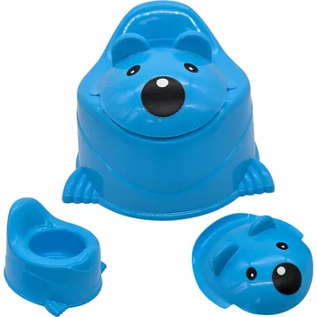 Kojenecká hygiena DĚTSKÝ NOČNÍK UZAVÍRATELNÝ MEDVÍDEK KOALA MODRÝ VÝUKA POUŽÍVÁNÍ TOALETY