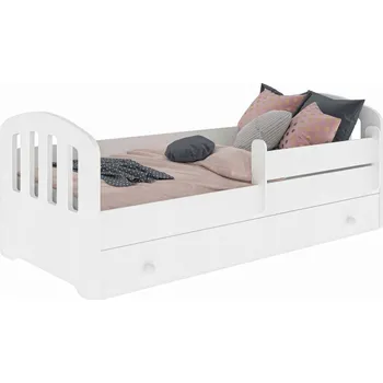 Dětská postel KOBI Dětská postel Felix bílá 160x80 cm se zásuvkou
