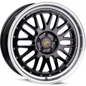 Alu kolo KESKIN Alu Kola Keskin Kt22 8x18 5x114.3 ET40 Black Lip Polish 72.6