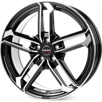 Alu kolo BORBET Alu kola BORBET ATX 8x19 5x108 ET50 Black Polished Glossy 72.5