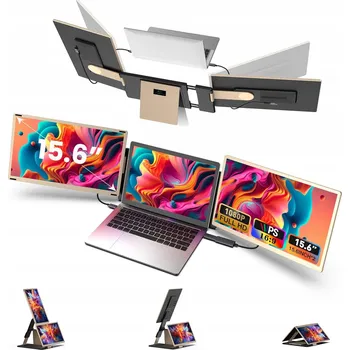Monitor Kwumsy přenosný monitor k notebooku 15,6" FHD 1080p – rozšíření obrazovky