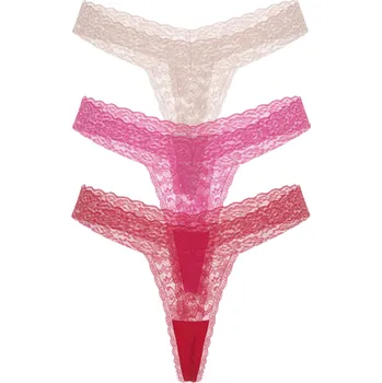 Kalhotky Dámské kalhotky Guess O4GG33 KC5L0 FN0P RŮŽOVĚ ČERVENÁ Velikost: XL