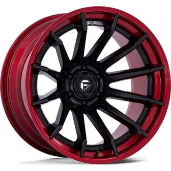 Alu kolo FUEL Alu kola Fuel 1PC FC403 BURN 12x22 5x127 ET-44 Matte Black W/ Candy Red Lip 71.5