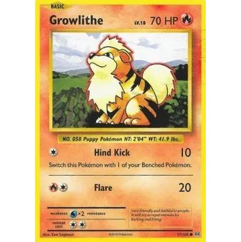 Volný čas Pokémon EVO 017/108 Growlithe - Evolutions Stav: Excellent, Verze: NORMAL