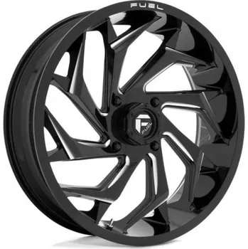 Alu kolo FUEL Alu Kola Fuel D753 Reaction 12x24 8x170 ET-44 Gloss Black Milled 125.1
