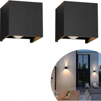 Nástěnné svítidlo LED fasádní svítidlo, zahradní nástěnné svítidlo 12W Super LED IP65 s pohybovým senzorem