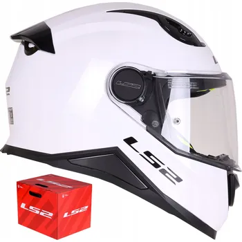 Helma na motorku LS2 FF812 Kid Solid White dětská integrální helma bílá L