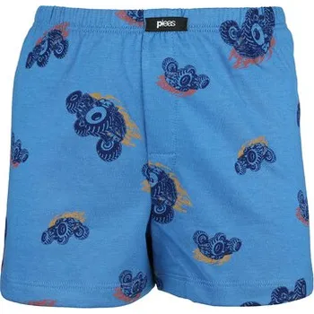 Chlapecké spodní prádlo Pleas Chlapecký slip s nohavičkou modrá-jaspe 116 (183764-812-116)