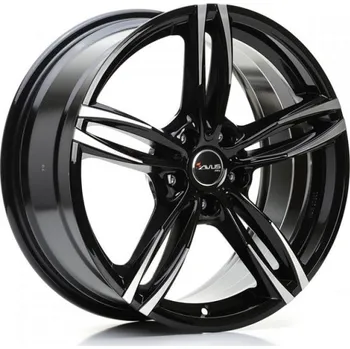 Alu kolo AVUS Alu Kola Avus Af15 7.5x17 5x112 ET35 Black Polished 66.6