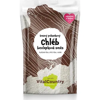 Pečivo Vital Country Bezlepková směs na tmavý pohankový chléb (bez alergenů) 500 g