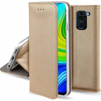 Pouzdro na mobilní telefon Flipové pouzdro Hero Case pro Xiaomi Redmi Note 9 zlaté