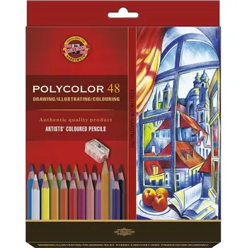 Kresba Pastelky Polycolor, 48 barev, Koh-i-noor