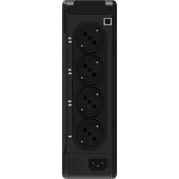 Záložní zdroj Eaton 3P Ellipse UPS DIN, 700 VA, 420 W, Vstup: C14, Výstupy: (3) Typ E, (1) Pouze přepěťová ochrana Typ E, Tower 3P700D