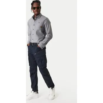 Pánské kalhoty G-Star Raw Kalhoty z materiálu Rovic D02190-5126 Tmavomodrá Regular Fit 32_30