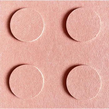 Obraz Filcové kostky na zeď panely LEGO 30x30 meruňka