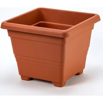 Květináč Plastia Květináč Begonia 60x60 terakota