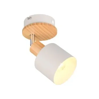Bodové svítidlo TRIO 862700176 SHANTI nástěnné bodové svítidlo/spot 1xE14 dřevo, světle šedá