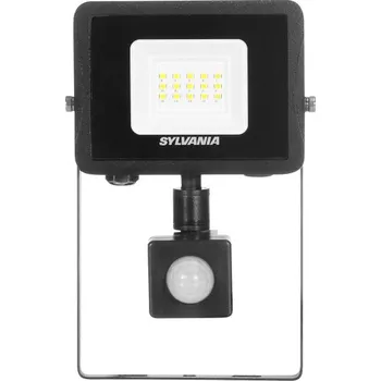 Venkovní osvětlení SYLVANIA 0090162 SylFlood exteriérový reflektor se senzorem LED 10,5W 1000lm 4000K IP65 černá