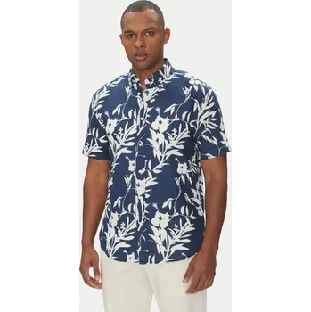 Pánská košile Tommy Hilfiger pánská lněná košile s krátkým rukávem 99915873-2171401