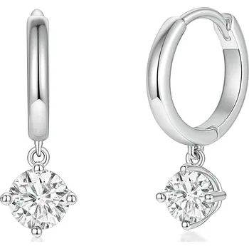 Náušnice Stříbrné náušnice se zirkony Chloe