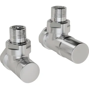 Stavebniny Zehnder Ventil Zehnder rohový, šroubení pro zpátečku 1/2", Set B, aluminium, Z-838920 Z-838920