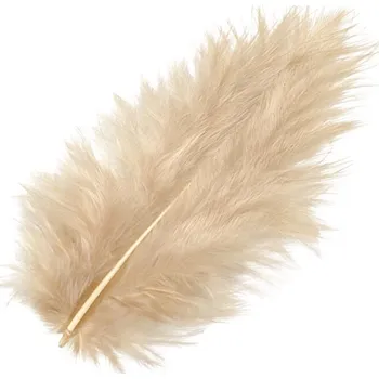 Peří Marabu 10 cm - pískové