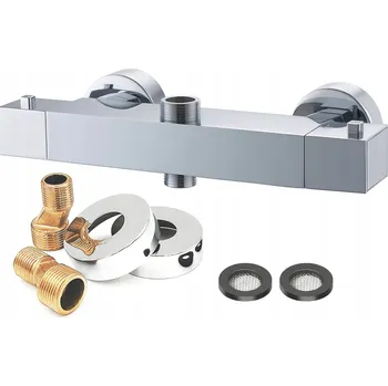 Vodovodní baterie Sprchová baterie Maibang TERMOSTATICKÁ BATERIE stříbrná