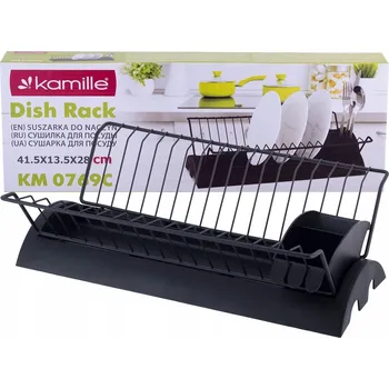 Odkapávač na nádobí ODKAPÁVAČ NA NÁDOBÍ MALÁ ODKAPÁVAČKA NA PŘÍBORY ČERNÁ