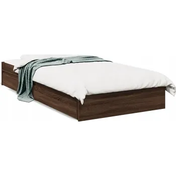 Postel Rám postele se zásuvkami 193x93x28cm - hnědý dub
